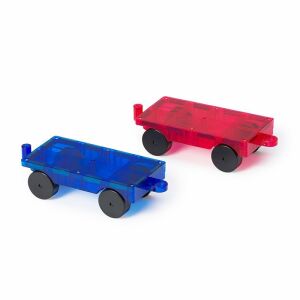 PLAYMAGS Magnetisches Auto-Bauset (2 Stück/Box)
