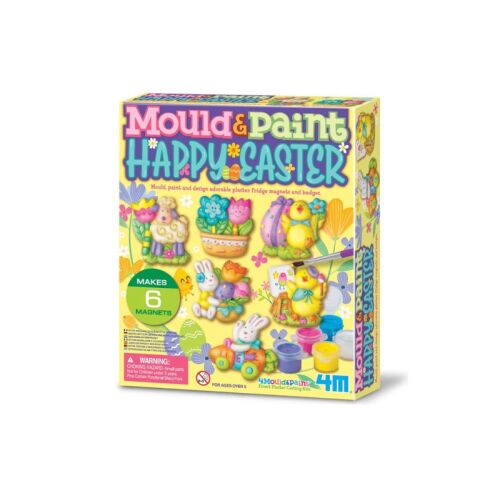 4M Gipsgießen - Frohe Ostern Magnet Bastelset Verpackung