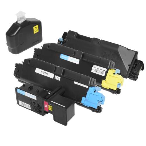 Kyocera TK-350 tonerpatron, fekete, cián, magenta, sárga, 4-es csomag - Kyocera