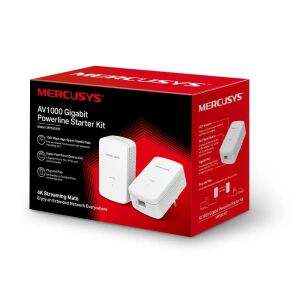 Mercusys MP500 KIT AV1000 Gigabit Powerline Starter KIT, 1x Gbit LAN, Doppelpack 125237189 - Mercusys