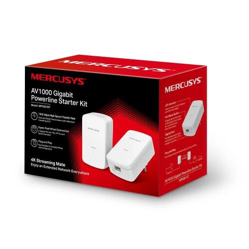 Mercusys MP500 KIT Štartovacia sada AV1000 Gigabit Powerline, 1x Gbit LAN, dvojité balenie 125237189