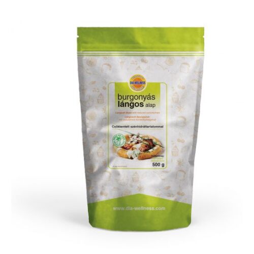 Dia-Wellness burgonyás lángospor 500 g 125240717