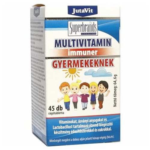 Jutavit multivitamin immunkomplex gyerekeknek probiotikus 45 db 173825883 - Jutavit