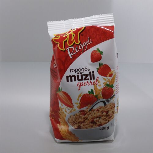 Fit reggeli ropogós müzli eper 200 g 125241480
