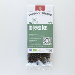 Greenmark bio fekete bors egész 20 g 125241600 - Tartós élelmiszer