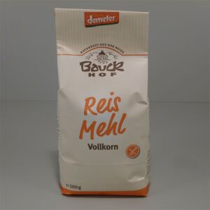 Bauck Hof bio gluténmentes rizsliszt teljes kiőrlésű 500 g 125241780 - Sütés & Főzés