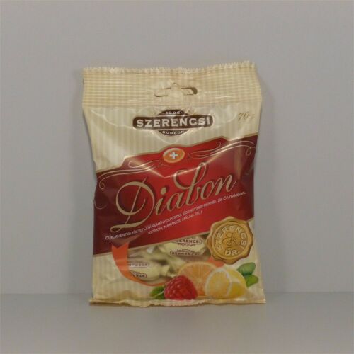 Diabon cukorka citrom narancs málna 70 g 125242330