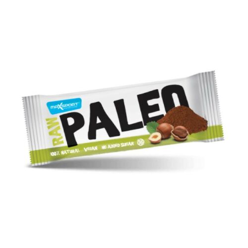 Max Sport Raw Paleo Szelet, Mogyorós Kakaós, 50g, Vegán, Gluténmentes