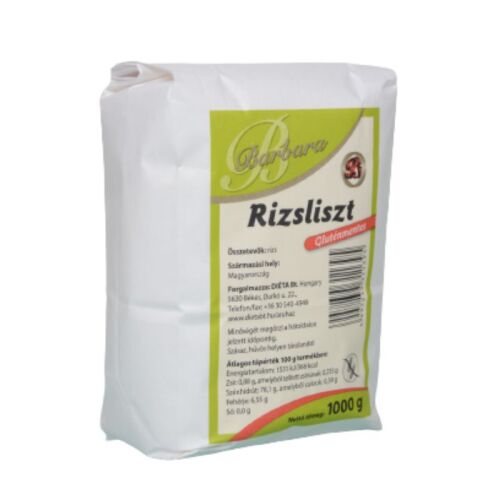 Barbara gluténmentes rizsliszt 1000 g 125242835