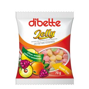 Dibette jelly vegyes gyümölcs zselé cukorka 70g 125243603 - Tartós élelmiszer