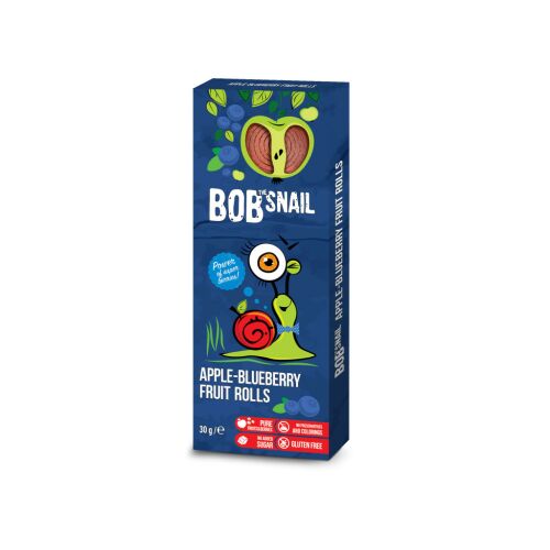 Bob Snail gyümölcstekercs alma-áfonya 30 g 125243941