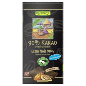 Rapunzel bio keserűcsokoládé 90%-os kókuszvirágcukorral 80 g 125244191 - Rapunzel