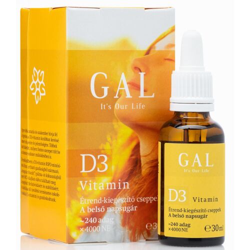 GAL D3 Vitamin Cseppek - 4000 NE - 240 adag 125244530