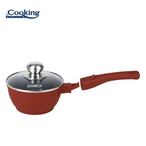 Alumínium edény fedővel 16x8 cm, 1.3L – Cooking by Heinner, Colecția Calabria HR-JLG-C16C, alkalmas kis adagokhoz és gyors főzéshez 125252288 - Heinner