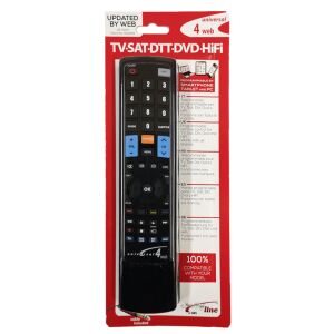 Univerzálny diaľkový ovládač 4web TV-SAT-DTT-DVD-HiFi - Diaľkové ovládače