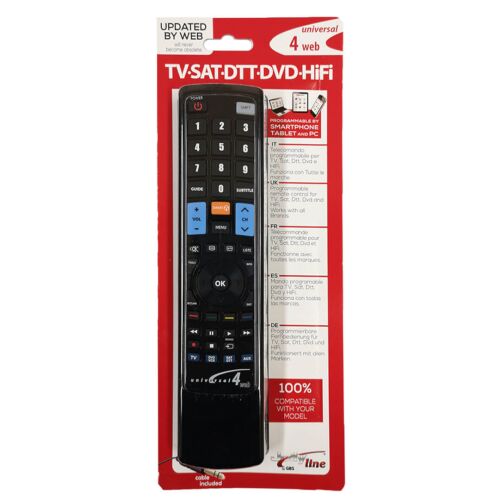 Telecomanda universala 4web TV-SAT-DTT-DVD-HiFi
