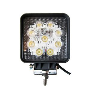 Автоматичен офроуд LED проектор 27W/12V-24V, 1980 лумена, квадратен, наводняващ лъч 60 градуса 125254543 - Отразител и работна лампа
