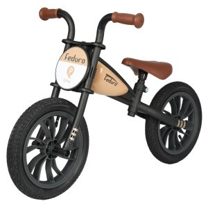QPLAY Feduro balance bike, beige, for kids 3-6 years old - QPlay