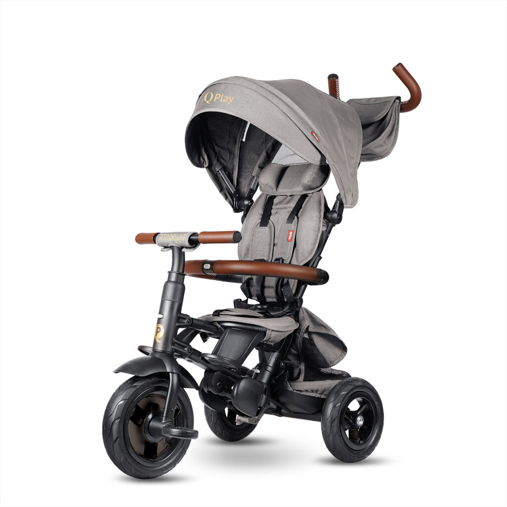 E-shop QPLAY Kočík Rito Deluxe Grey, 6v1, vek 10-72 mesiacov