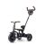 QPLAY Rito Deluxe 6 in 1 Tricycle, Black, 10-72 months, front view
