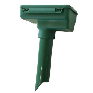 Weitech WK0675 Üregi rágcsáló riasztó, zöld ultrahangos kártevőirtás, 100m2 területre, ferde nézet - Weitech