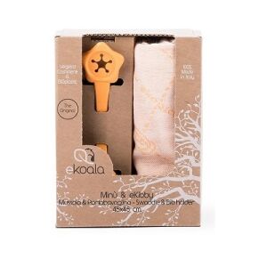 Wickelset und Lätzchenhalter, eKoala, Orange