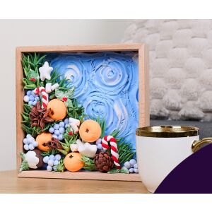 Wood & Craft Kreativset - Sukkulenten, 21*21cm - Joy