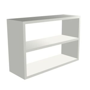 Klasszikus fehér nyitott fali szekrény 60x40cm