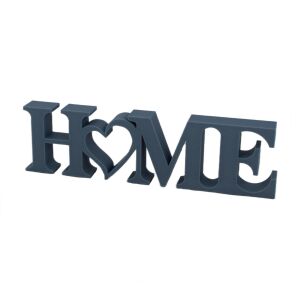 Decoratiune Sani, HOME 222 x 20 x 61 mm, Gri 125260924 - Inscripții din lemn & elemente decorative