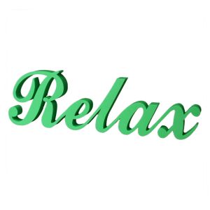 Декорация Гърди, RELAX 310 x 18 x 99 мм, зелена 125260931 - Декорация на дома