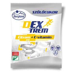 Dextreme szőlőcukor - citrom ízű + C-vitamin 70 g 125265947 - Cukorka