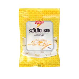 Microse szőlőcukor tabletta citrom 75 g 125266105 - Cukorka