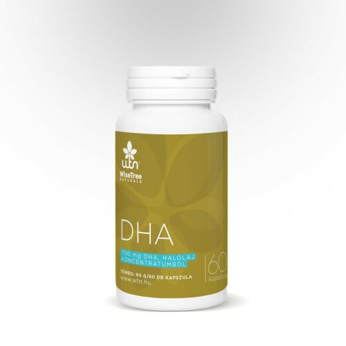WiseTree Naturals DHA 700mg 60 kapszula, nagy koncentrációjú halolaj kiegészítő az agy és a szem egészségéhez - WTN