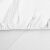 Къс от еластичния ръб на бял чаршаф с ластик