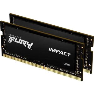 SO-DIMM 16 GB DDR4-3200 (2x 8 GB) Dual-Kit (schwarz, , Impact, INTEL XMP) 125285051 - Kingston