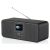 Radio DAB+\/FM GoGEN DAB 800 BTC, 2 x 2 W, Bluetooth, kolorowy LCD, budzik, czarny 125290961