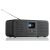 Radio DAB+\/FM GoGEN DAB 800 BTC, 2 x 2 W, Bluetooth, LCD color, ébresztőórával, fekete 125290961