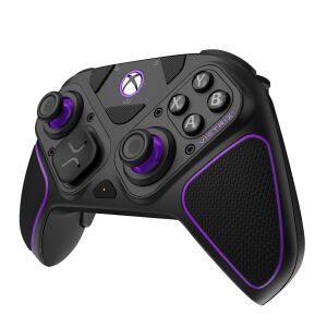 Pohľad z uhla na modulárny bezdrôtový ovládač Victrix Pro BFG pre Xbox a PC - PDP