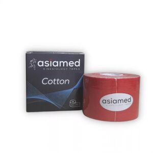 Asiamed Kineziológiai tapasz 5x5 cm piros 143592891 - Ízületi rögzítő