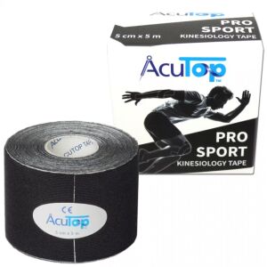 Acutop Pro Sport Kineziológiai Tapasz 5x5 cm fekete 143592924 - Ízületi rögzítő