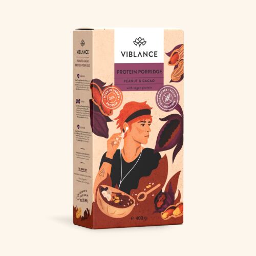 Viblance proteinkása peanut cacao 400 g (Gluténmentes) 125293663