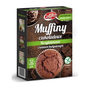 Celiko muffin lisztkeverék étcsokoládé darabokkal és pudinggal 310 g 125293749 - Sütés & Főzés