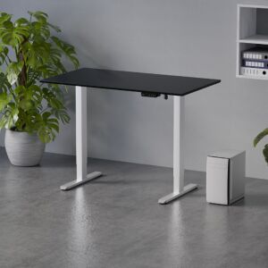 Elektromosan állítható magasságú íróasztal 120x80cm fekete | LVN System Control Flex+