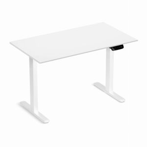 Fehér 120x80cm-es asztallap elektromos asztallábakhoz | LVNSystem