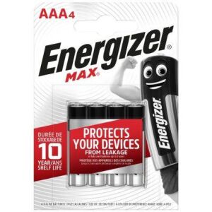 ENERGIZER ELEM MAX MIKRO AAA 4DB