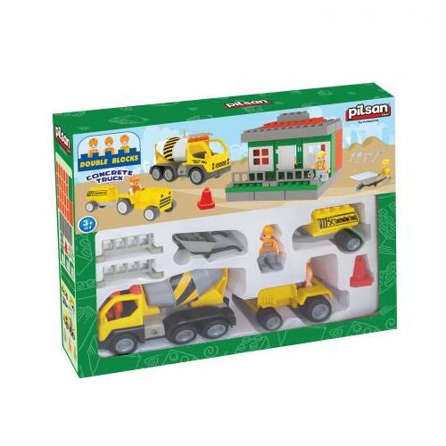 Pilsan építőkészlet teherautós 49 dbos 125306678