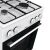 Close-up of Gorenje P2241A1W gas stove controls and burners