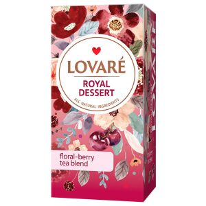 Lovaré Prémium Ízesített Tea Filteres, Royal Dessert (Herba tea) 24 filter 125308935 - Gyümölcstea
