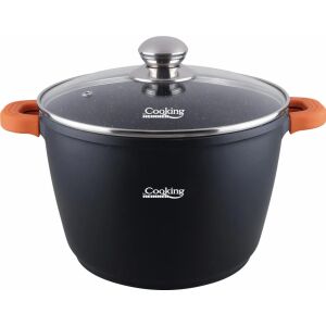 Garnek z żeliwa Cooking by Heinner 6.3L z pokrywką szklaną - Stopy