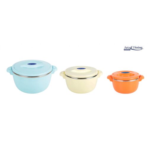 SET 3 CASEROLE TERMICE 2+4+6L,BELLY BLUE 126940194